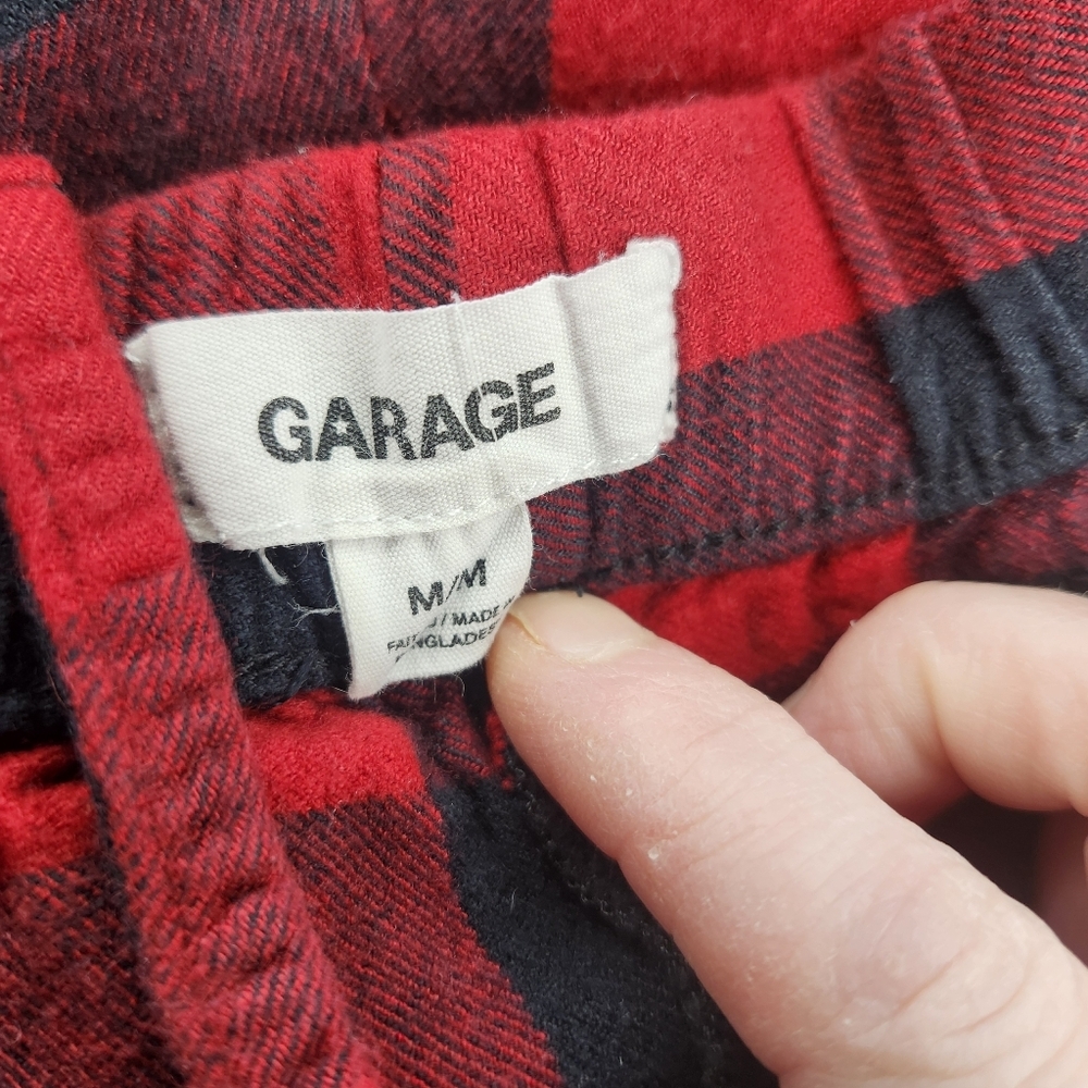 GARAGE Buffalo Plaid Lounge Pants - Medium Petite - Picture 4 of 4